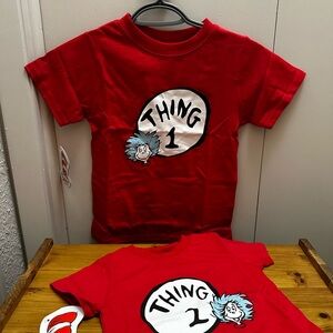 Dr. Seuss Red Thing 1 & Thing 2 Short Sleeve Tee